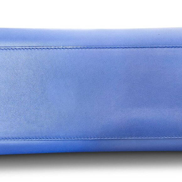 Salvatore Ferragamo Blue Leather Marlene Tote - Picture 3 of 8